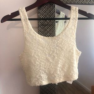 Urban Outfitters Pins and Needles white lace crop